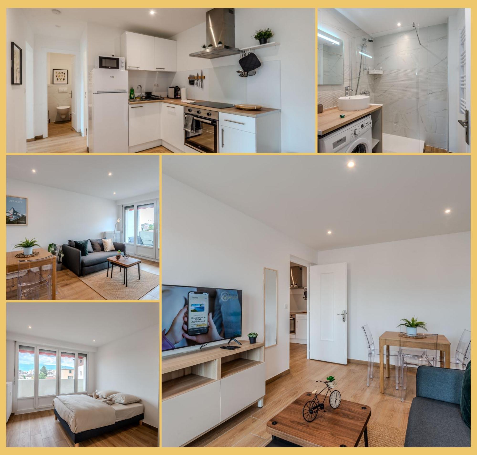 Chez Gwen I T3 I Gaillard Apartment Exterior foto