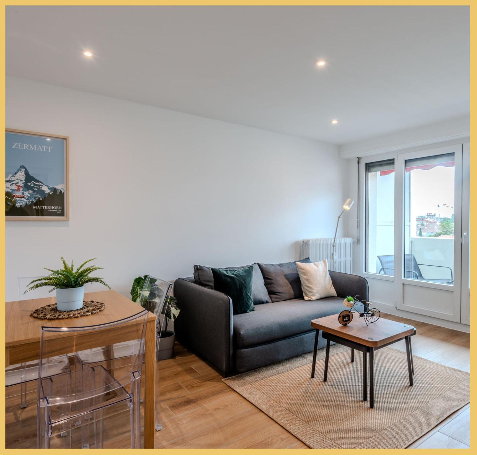 Chez Gwen I T3 I Gaillard Apartment Exterior foto